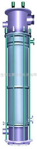 YKX圓塊孔式石墨降膜吸收器