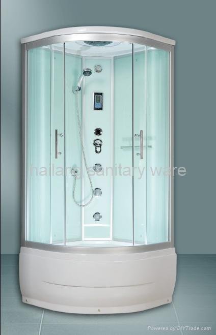 2012新款天蓝色整体淋浴房