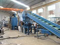 PET bottle crushing and  recycling machine