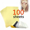 100 Sheets Tattoo Carbon Thermal Stencil 8.5x11 Master Units Transfer Paper