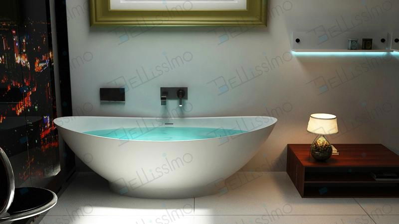 Very Beautiful Tubs ,One Piece Corian Bathtub BS-8609  2