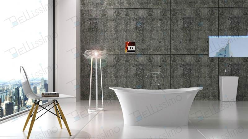 Beautiful design Bathtub,Solid Stone Bathtub BS-8627 2