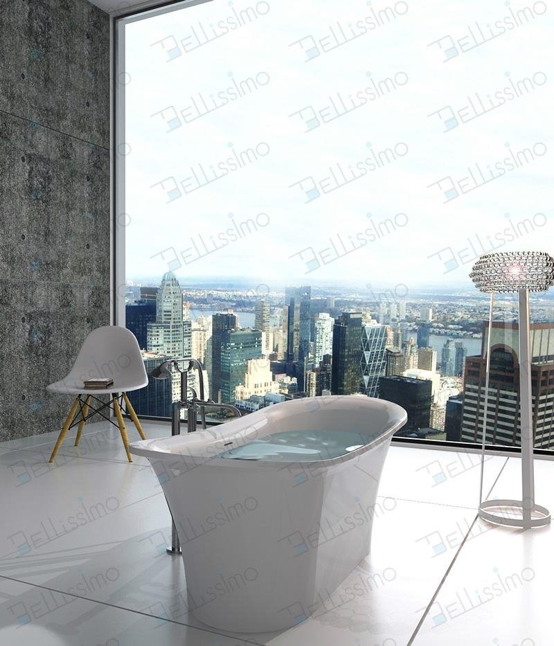 Beautiful design Bathtub,Solid Stone Bathtub BS-8627 3