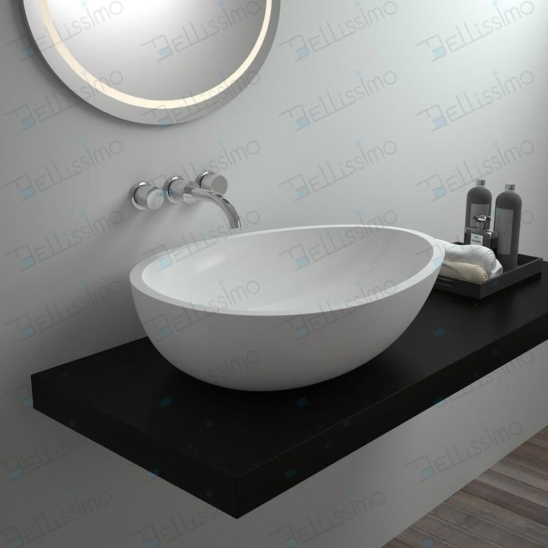 Foshan Basin Factory,  Beautiful  Stone Resin Basin, Sink BS-8304 3