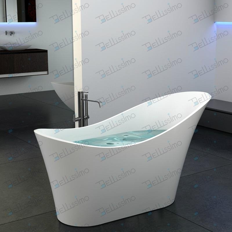  Unique soaker tub,Solid Surface bathtub BS-8605(More cold)