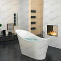  Unique soaker tub,Solid Surface bathtub BS-8605(More cold) 2