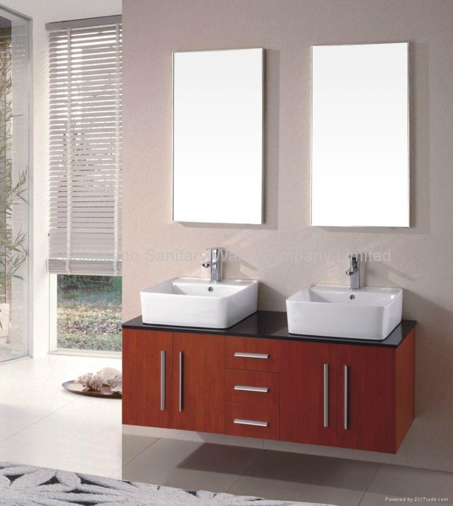 Chinese Modern Apartment Bathroom Vanity Wall Mounted Cabinet HC-5000-5