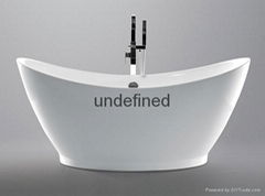 New design clear acrylic freestanding bathtub