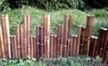black bamboo rolled fence,fence panel and uneven edging
