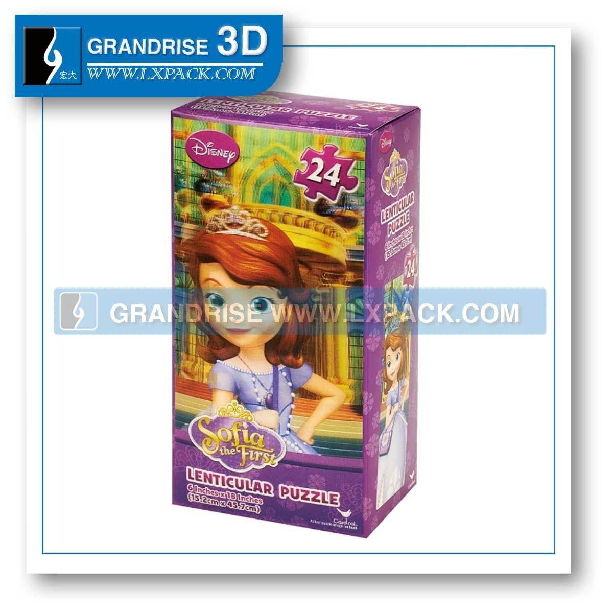 3D Lenticular Box 3D Images Display Box Lenticular Printing China 4