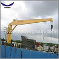 5T 10M Stiff  Boom Hydraulic Deck Marine Crane 