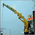 Knucle Boom Pedestal Marine Crane for sale in china 