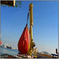 6T Ship Hydraulic Telescopic Marine Crane