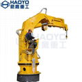 Hydraulic Workshop Foldable Boom Deck Crane