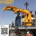 HAOYO Fully Telescopic Knuckle Boom Deck Crane with ABS CCS Certificates