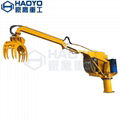 Customized Knuckle Boom Crane with Grab 