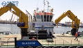  1 ton /2 ton/3 ton Ship Knuckle Boom Crane for Cargo Ship/barge
