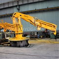 1.2ton/14.4m Folding Dock Ship Crane 