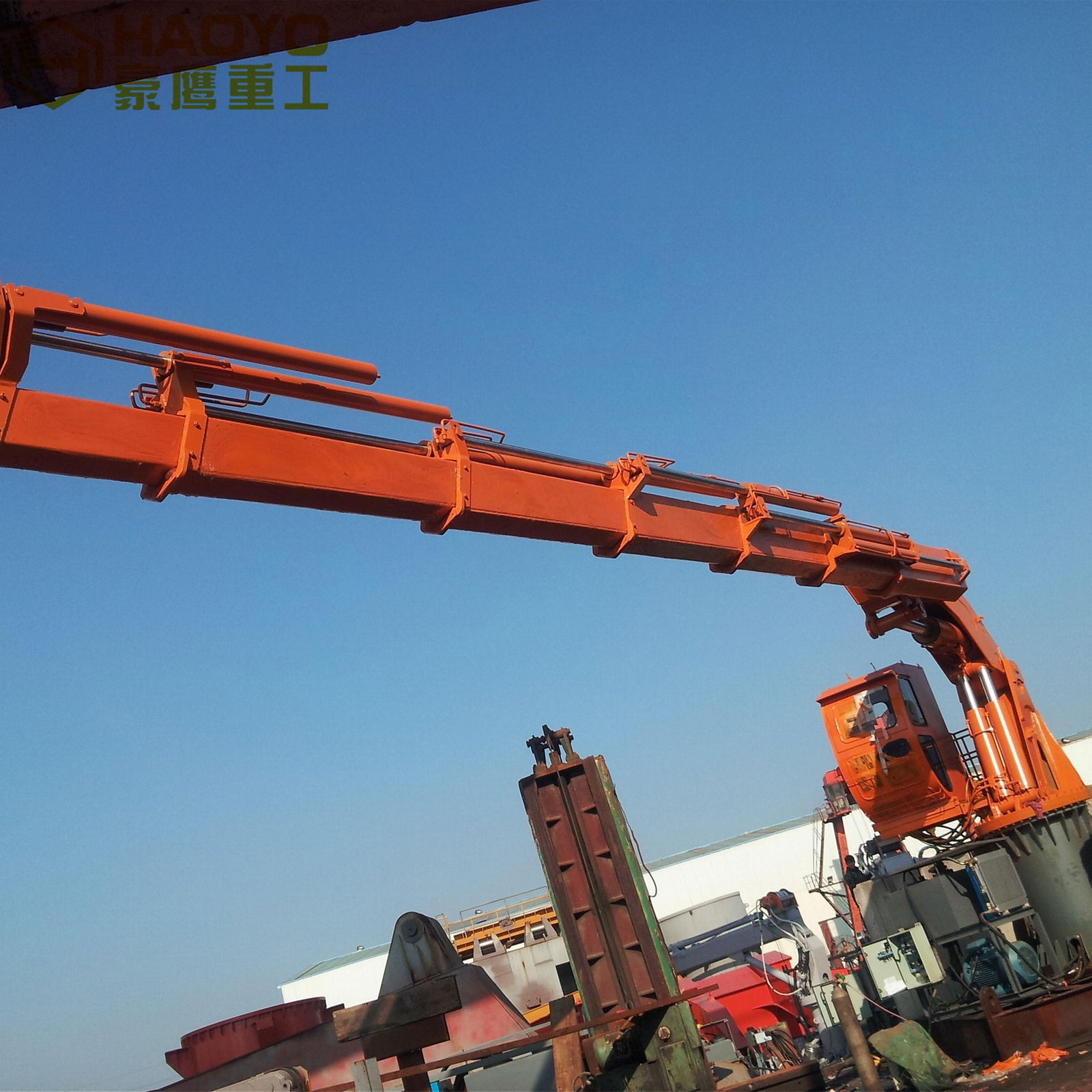 15 ton Folding Small Boat Marine Electric Hoist Crane  2