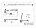 10 Ton Telescopic Boom Hydraulic Ship Deck Crane 3