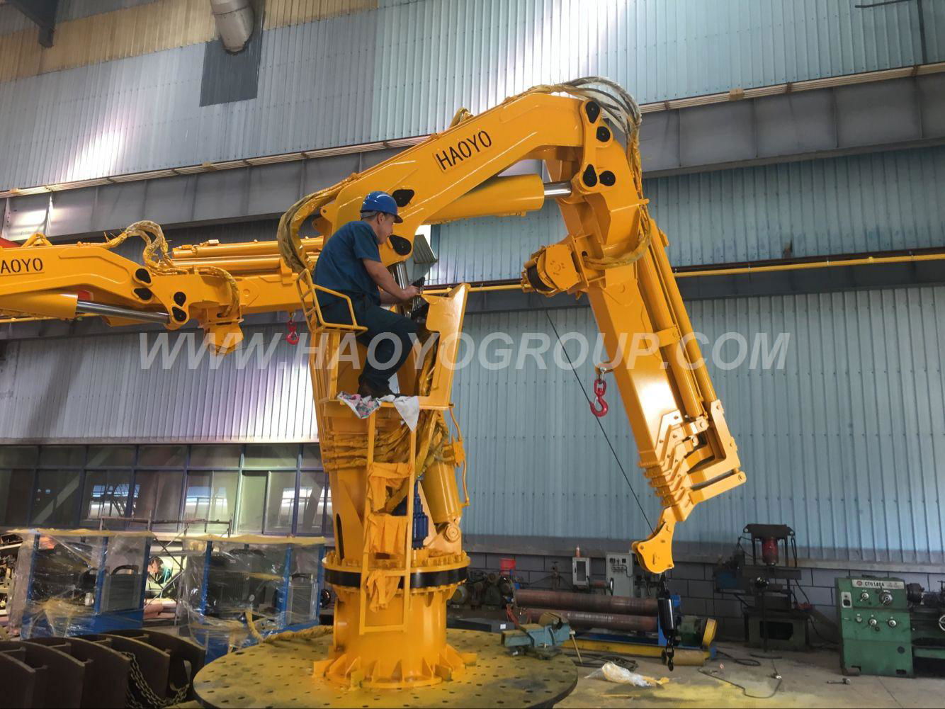 ABS/CCS Certificate Ship Crane Manufacturer  4