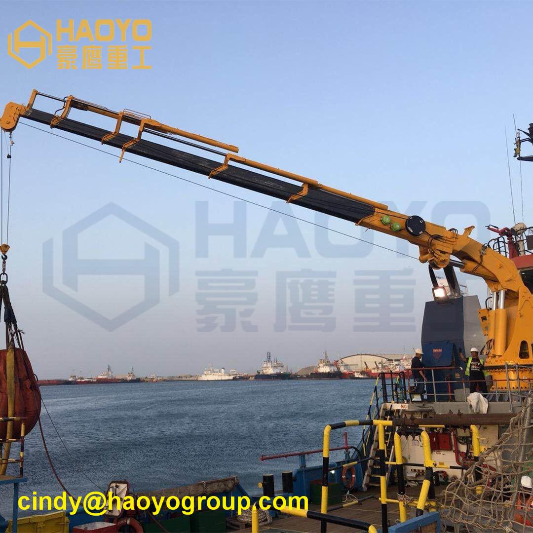 Remote Control Folding Marine Crane for Ship/Boat