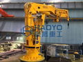 Fully Foldable Hydraulic Engine Driven Marine Crane for sale