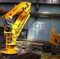 Fully Foldable Hydraulic Engine Driven Marine Crane for sale