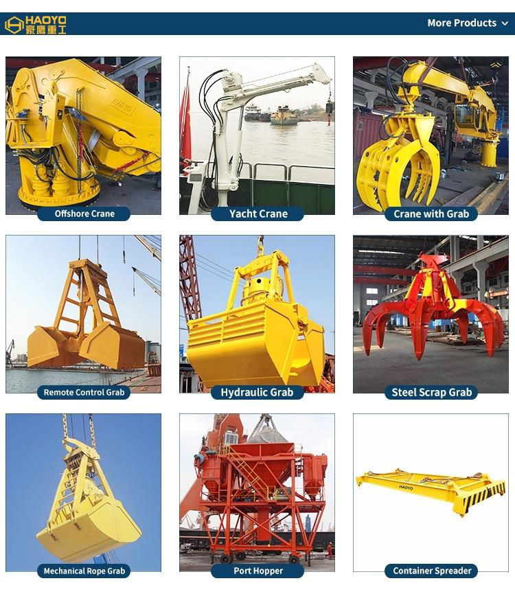 Cargo Ship Hydraulic Telescopic Boom Crane  4