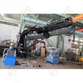 Cargo Ship Hydraulic Telescopic Boom Crane 