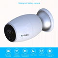 1080*720 Ultra-low power consumption Waterproof battery camera