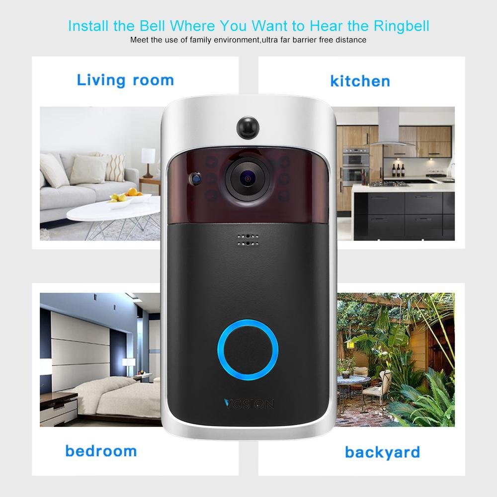 720P Home Wireless Network Doorbell Camera 5