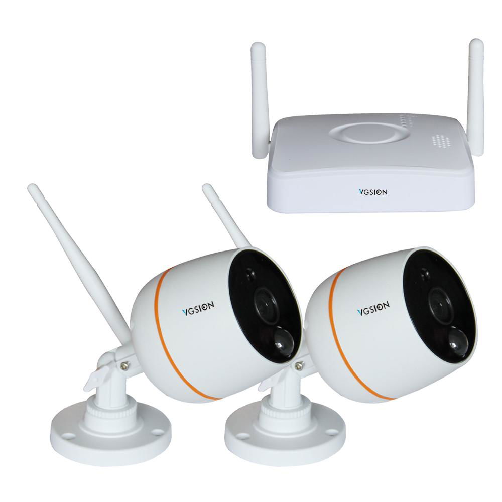 2ch 1080P H.264 MINI WIRELESS Surveillance KIT