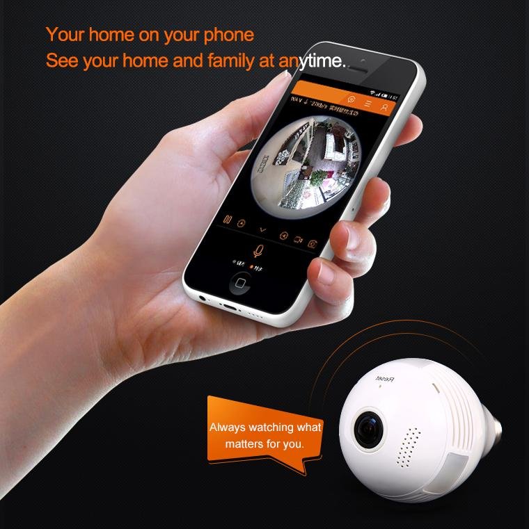  1.3Megapixel WIFI 360° vision smart home camera 3