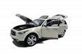 Infiniti QX70 2014 1/18 Scale Diecast Model Car 3