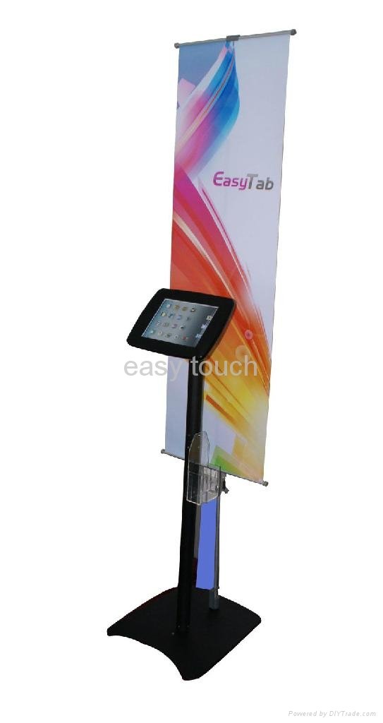 Aluminum Kiosk Stand for iPad 2
