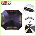 Custom design square rain umbrella