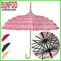 Wholesale red pagoda umbrella 1