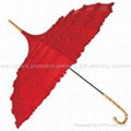 Wholesale red pagoda umbrella 3