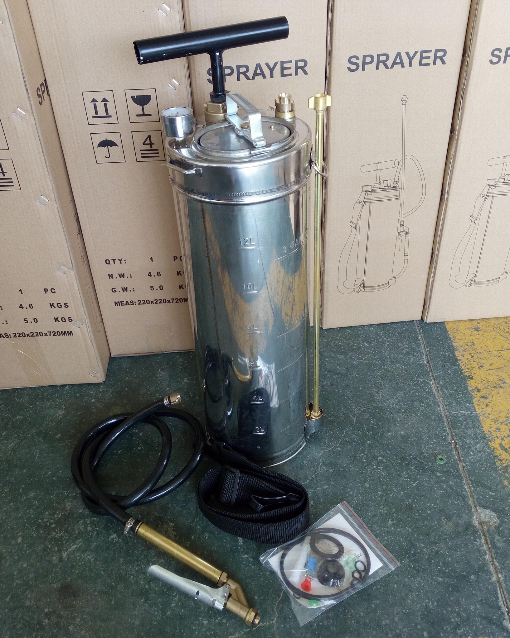 12L Stainless steel compression sprayer - MT-021A - MEITAI (China ...