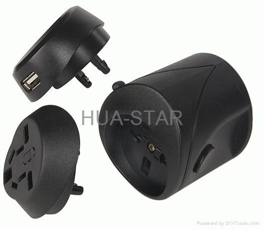 Universal travel adapter plug   5