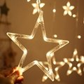 LED star curtain christmas light 2