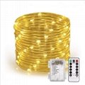 led solar copper wire garland christmas string light 4