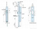 MS830 Three point Silver Color Cabinet Rod Lock Manufacturers 2