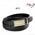 hot selling fashion genuine leather belt with lighters wholesale for stock
