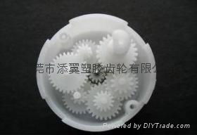 Precision plastic gear box