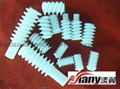 Precision plastic belt tooth worm, worm thread