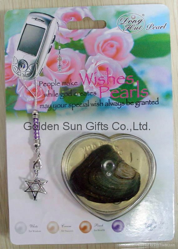 Wish Pearl Cell Phone Charm 