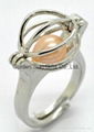 Pearl Cage Ring