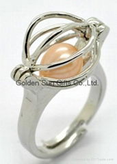 Pearl Cage Ring 